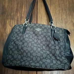 Coach Signature Shoulder Bag Satchel Handbag Purse